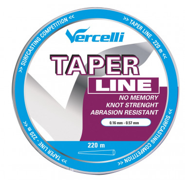 Line Vercelli Taper Line 220mt - Model